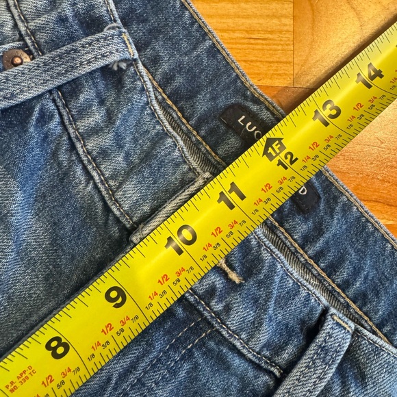 Lucky Brand “Nebula” Embroidered Cross Stitch Jeans – 12R Mid-Rise Boy Jean - Picture 12 of 14